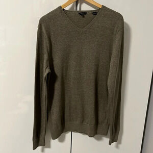 GUESS Men’s V-Neck Sweater Cotton, Size XL